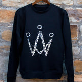 Leopard Crown Black Sweater